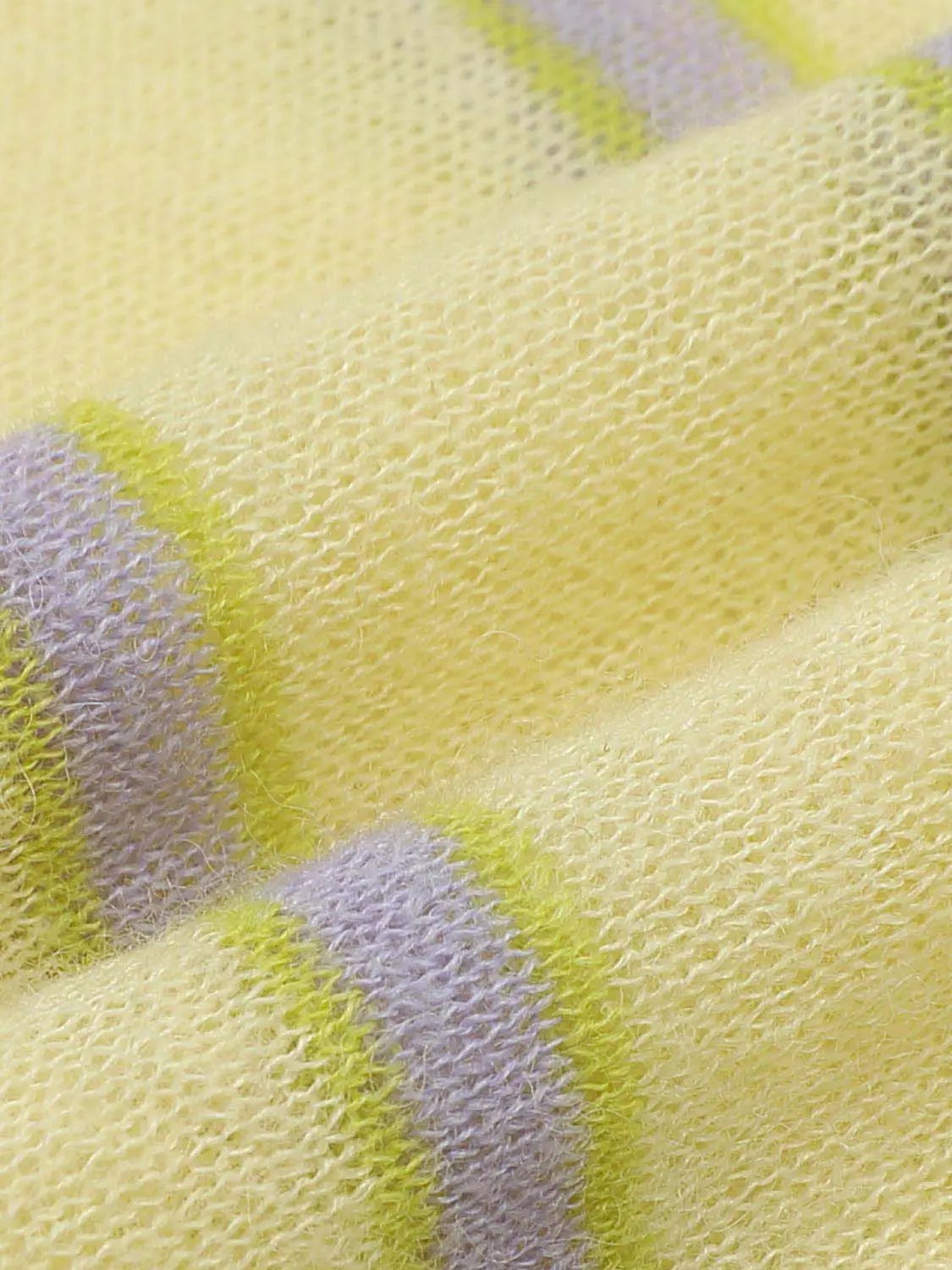 Striped Lightweight Alpaca Wool Blend T-shirt