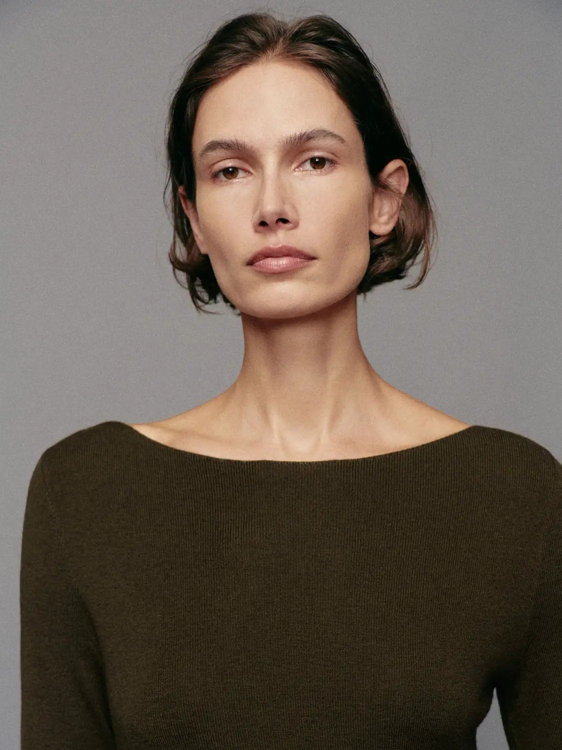 Ribbed Long Sleeve Boat Neck Tie Waist Knit Top