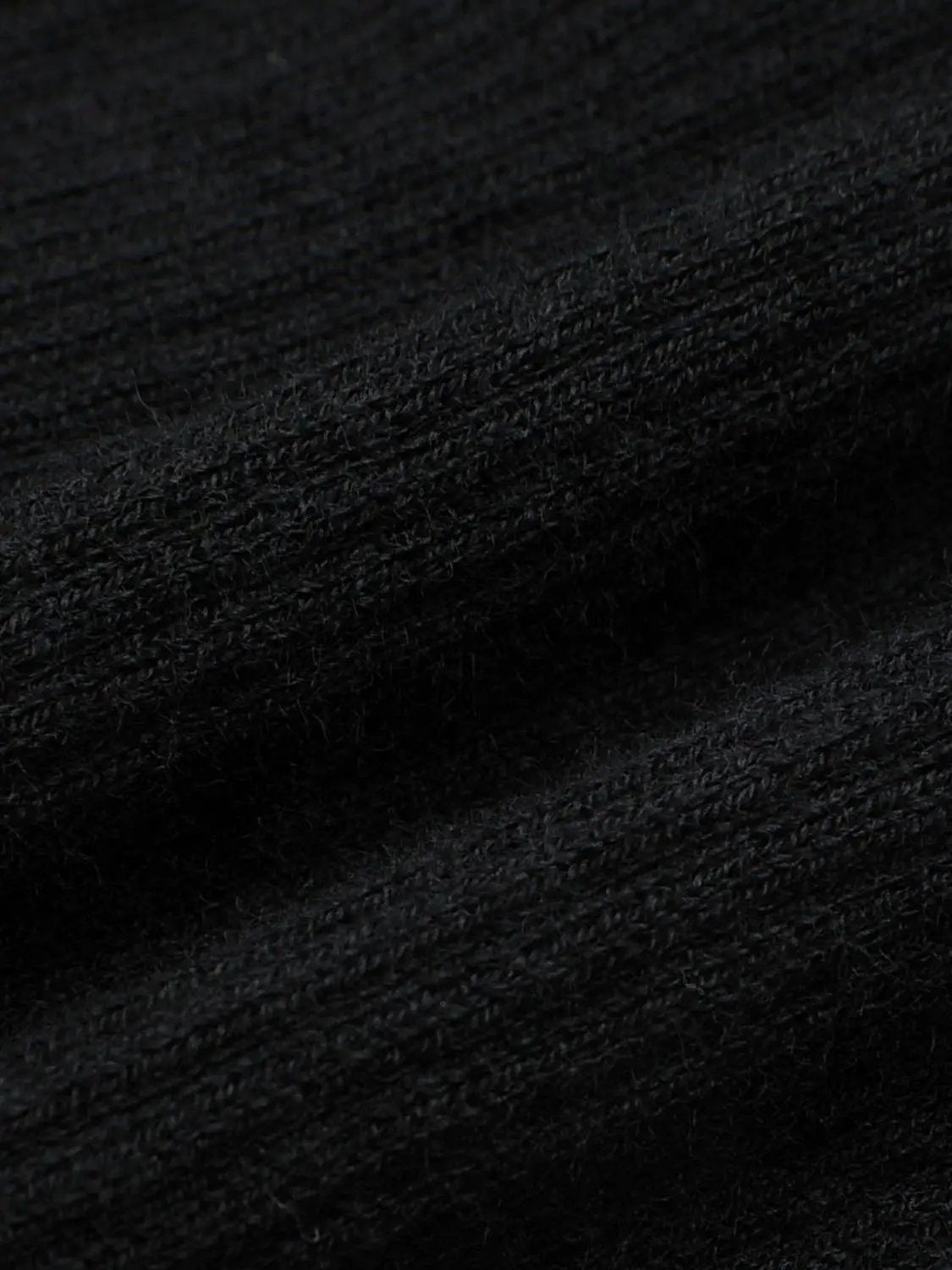 Ribbed Contrast Collar Button Front Long Sleeve Knit Jacket