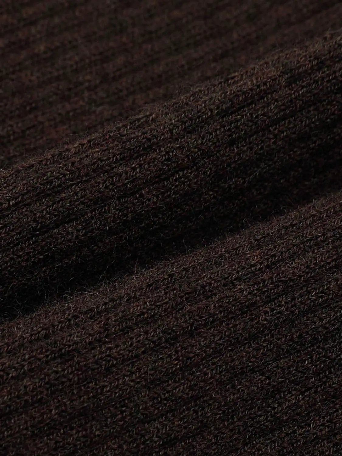 Ribbed Contrast Collar Button Front Long Sleeve Knit Jacket