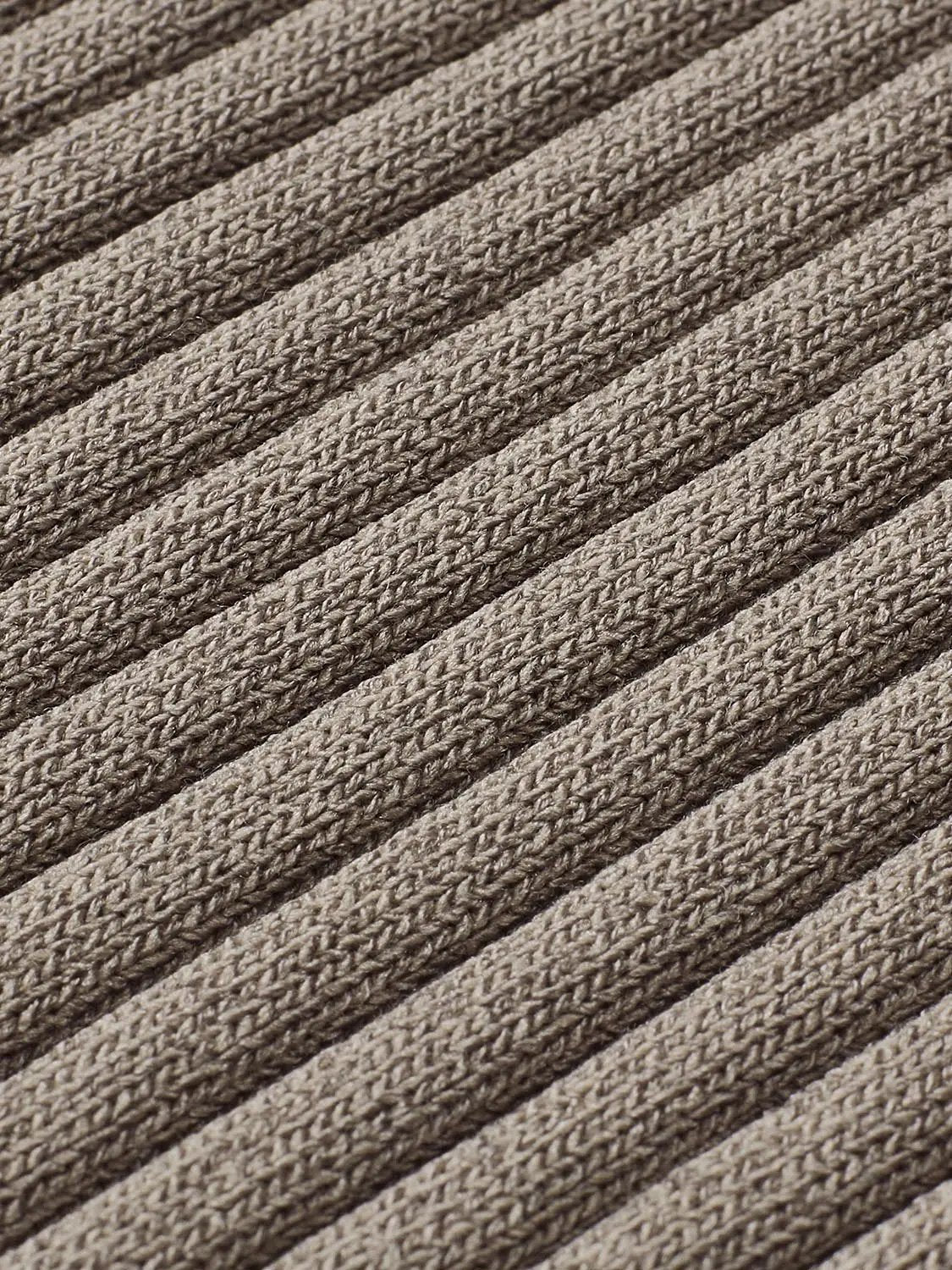 Ribbed Short Sleeve Polo Knit