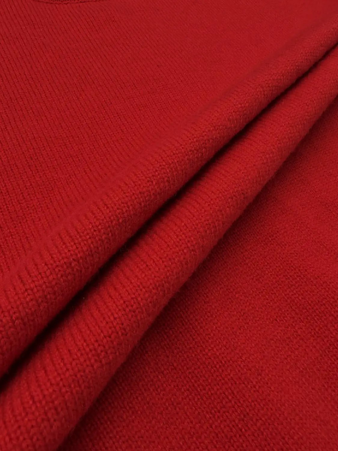 Ribbed Oversized Crew Neck Short Sleeve Knit Sweater