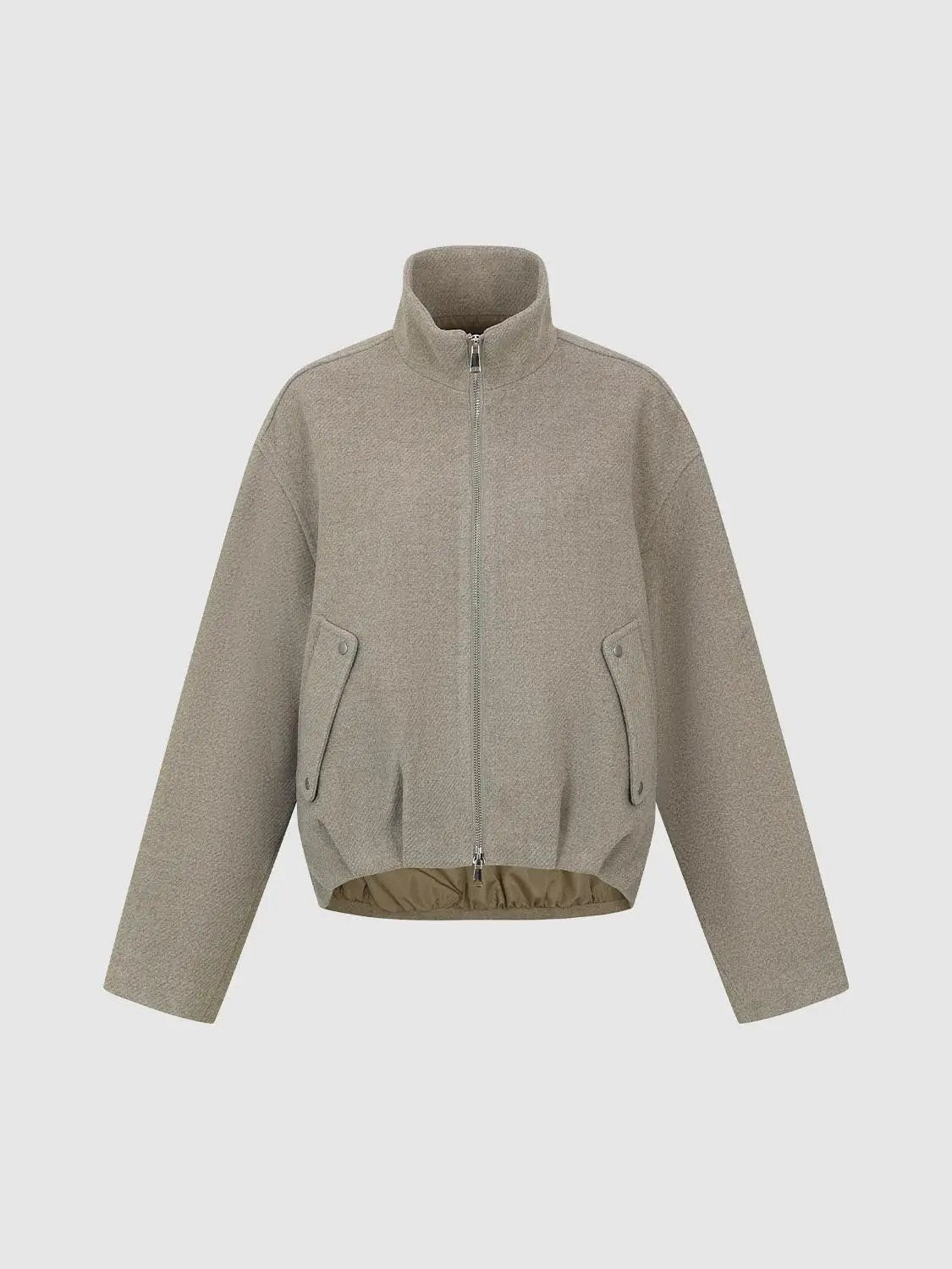 Funnel Neck Thick Jackets