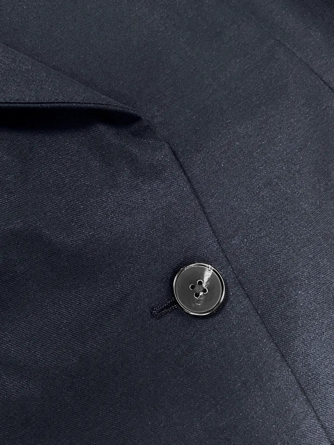 Band Collar Tailored Long Sleeve Blazer