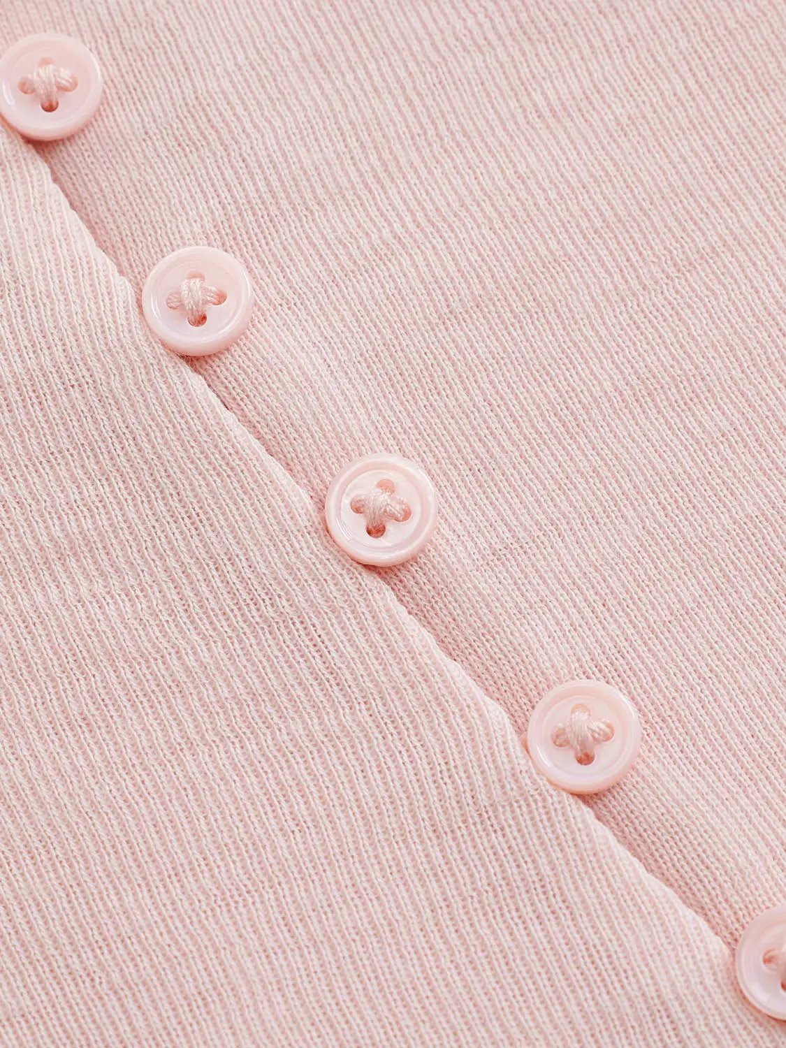 Slim Fit Thin Mock Neck Button Front Long Sleeve Wool Sweater