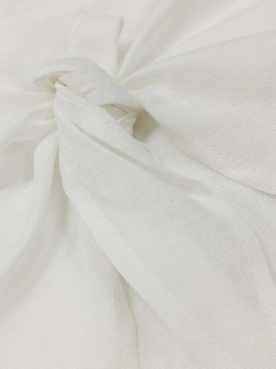 Wrap Front Detail Tencel Lyocell Blend Skirt