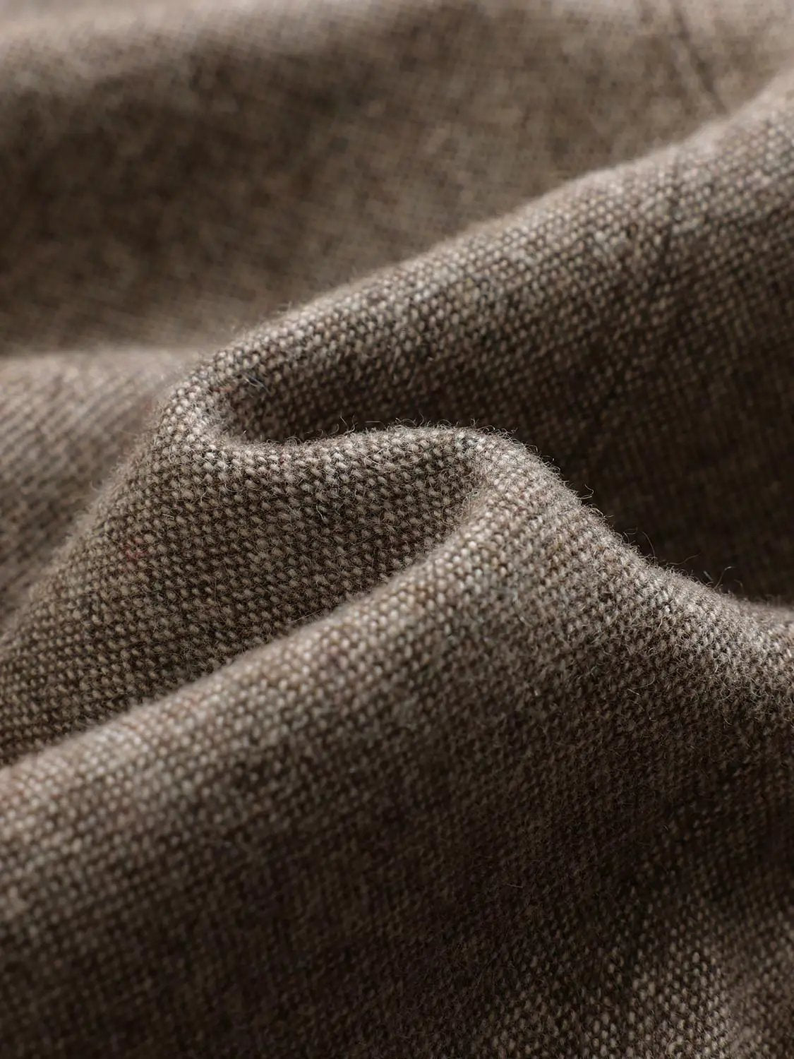 Textured Mid-rise Tailored Wool Blend Wide-leg Pants