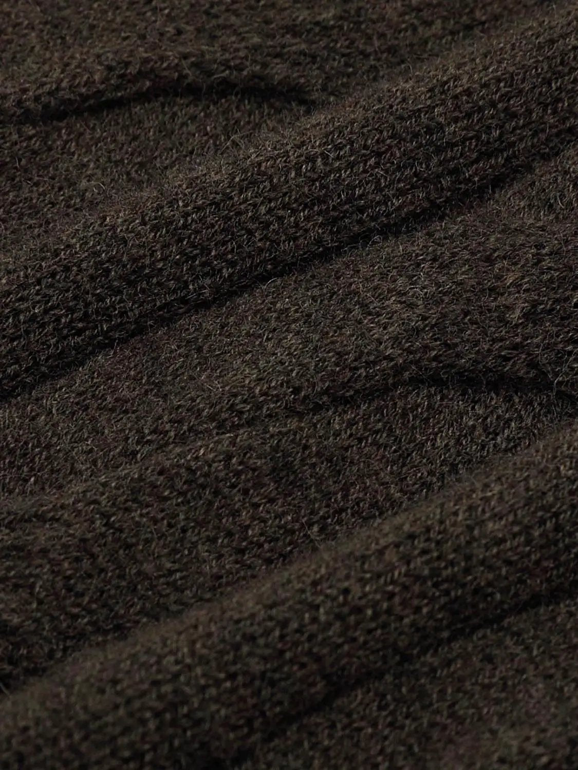 Cable Knit Asymmetric Button Mock Neck Sleeveless Vest