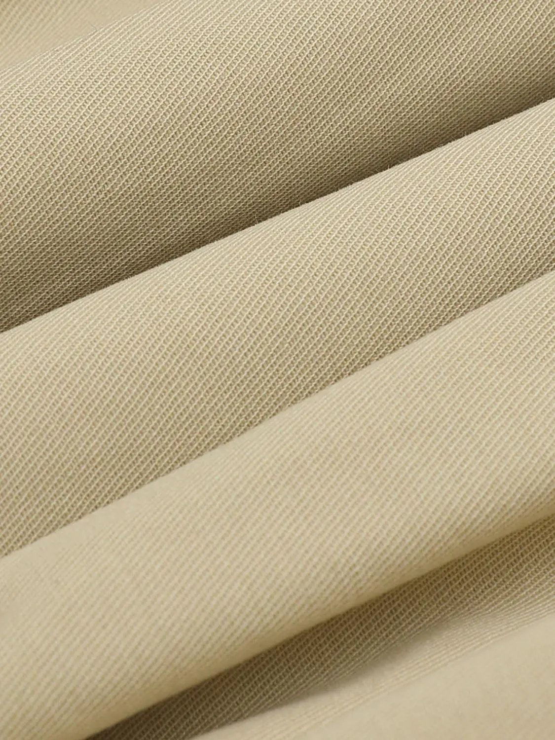 Ruched Oversized Mock Neck Cotton Long Sleeve Jacket