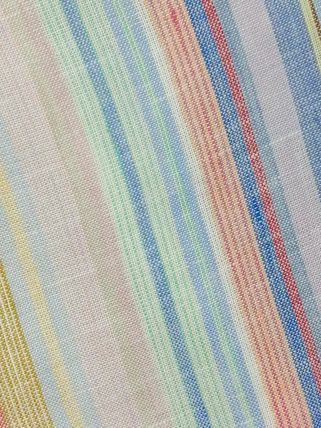 Pastel Striped Lightweight Cardigan Shirt