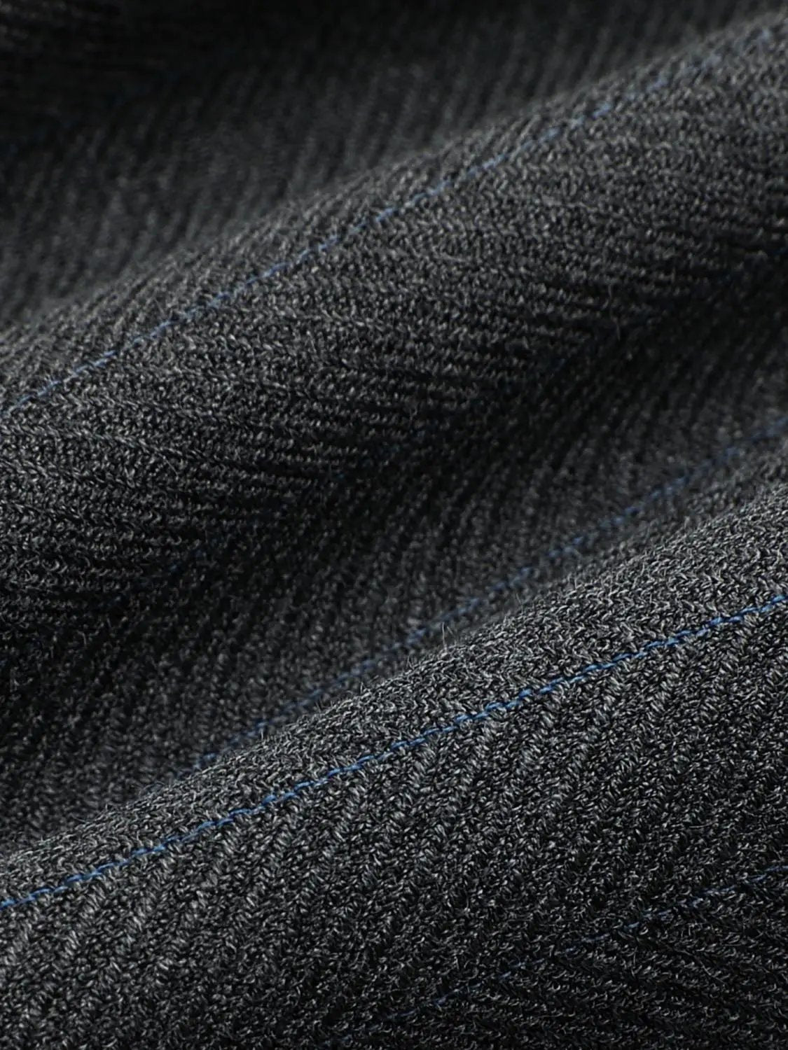 Pleated Herringbone Pattern Skirt