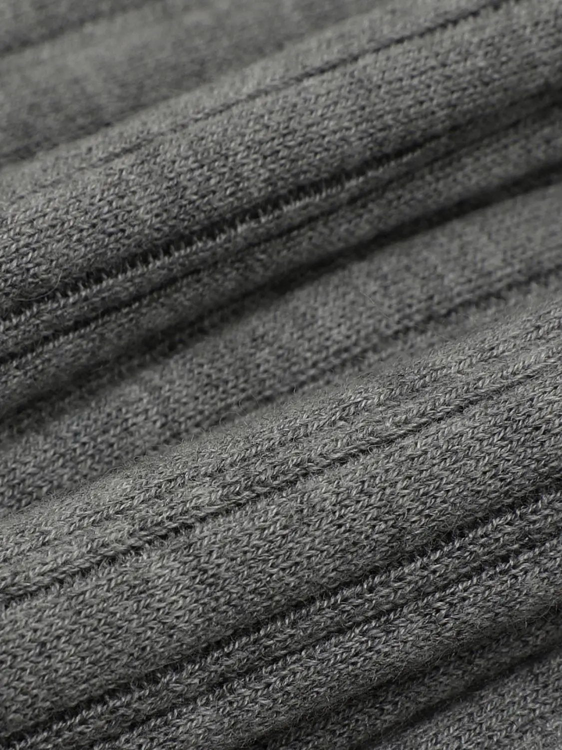 Ribbed Long Sleeve Ruffled Pleated Lapel Sweater