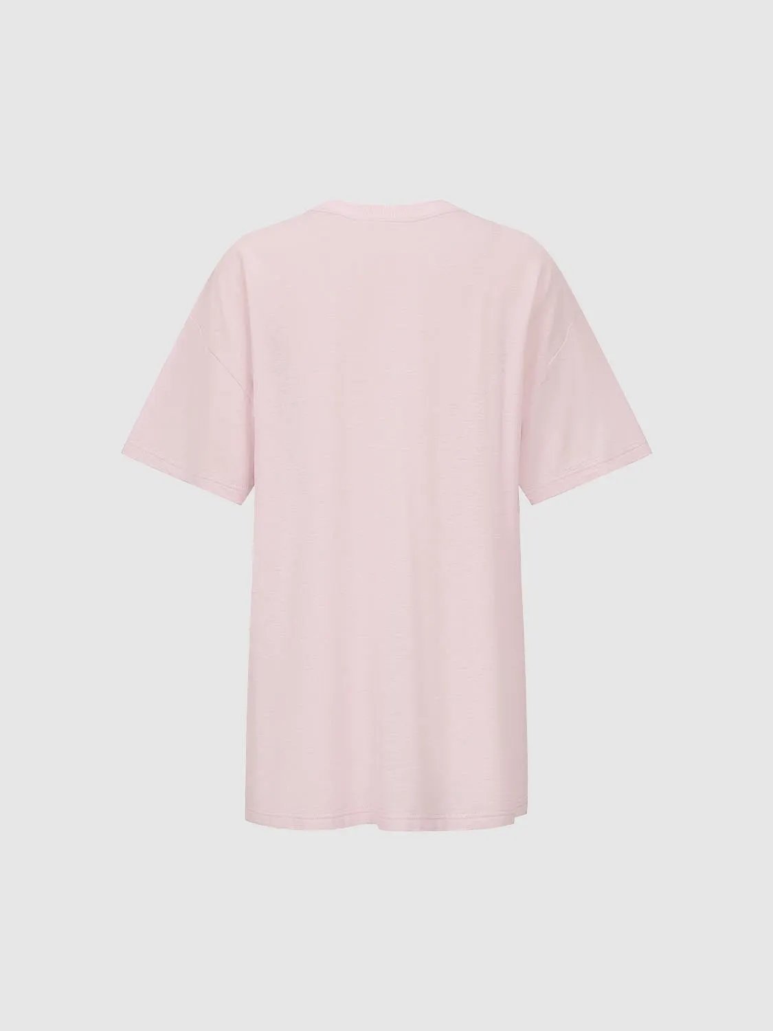 Graphic Print Crew Neck Short Sleeve Cotton T-shirt