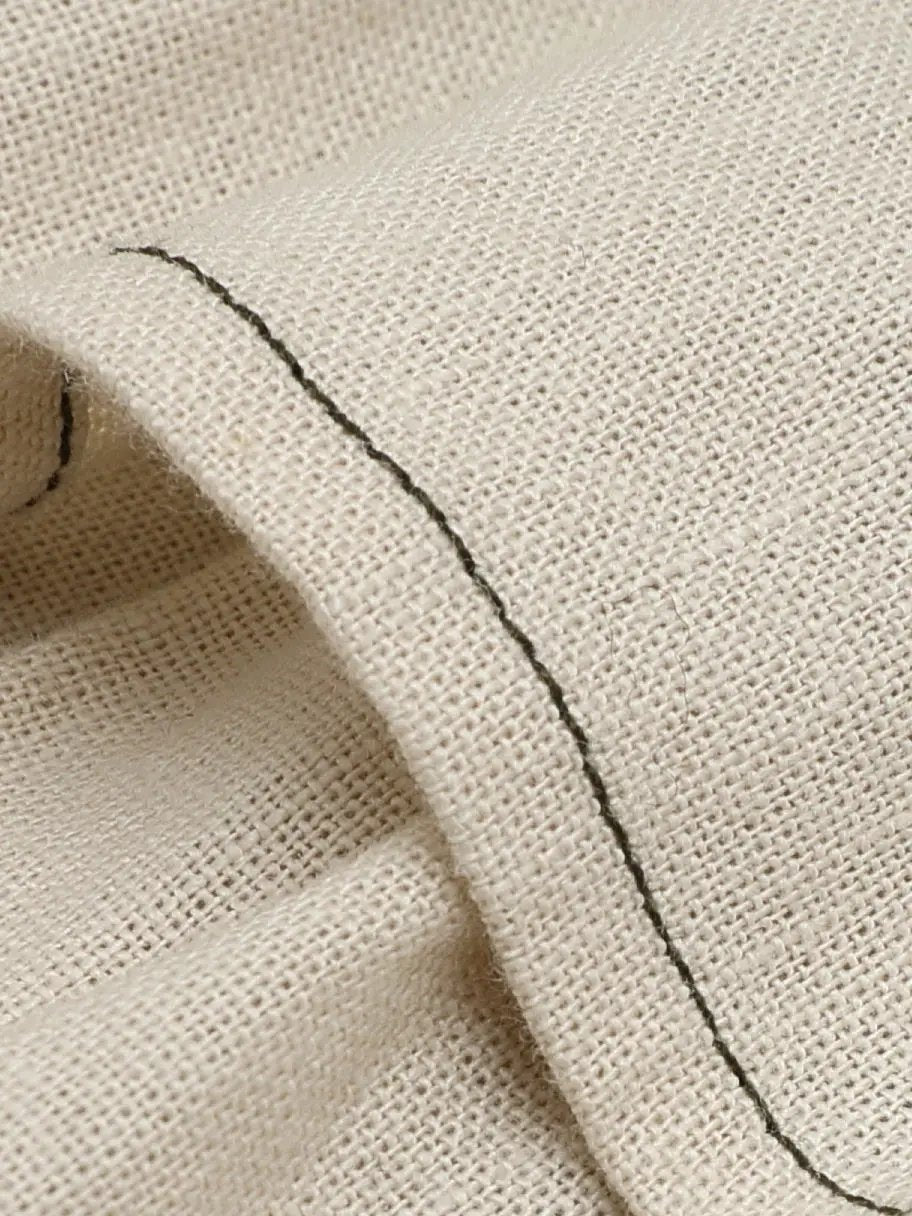 Strapless Corset Bodice Tiered Hem Cotton Linen Dress