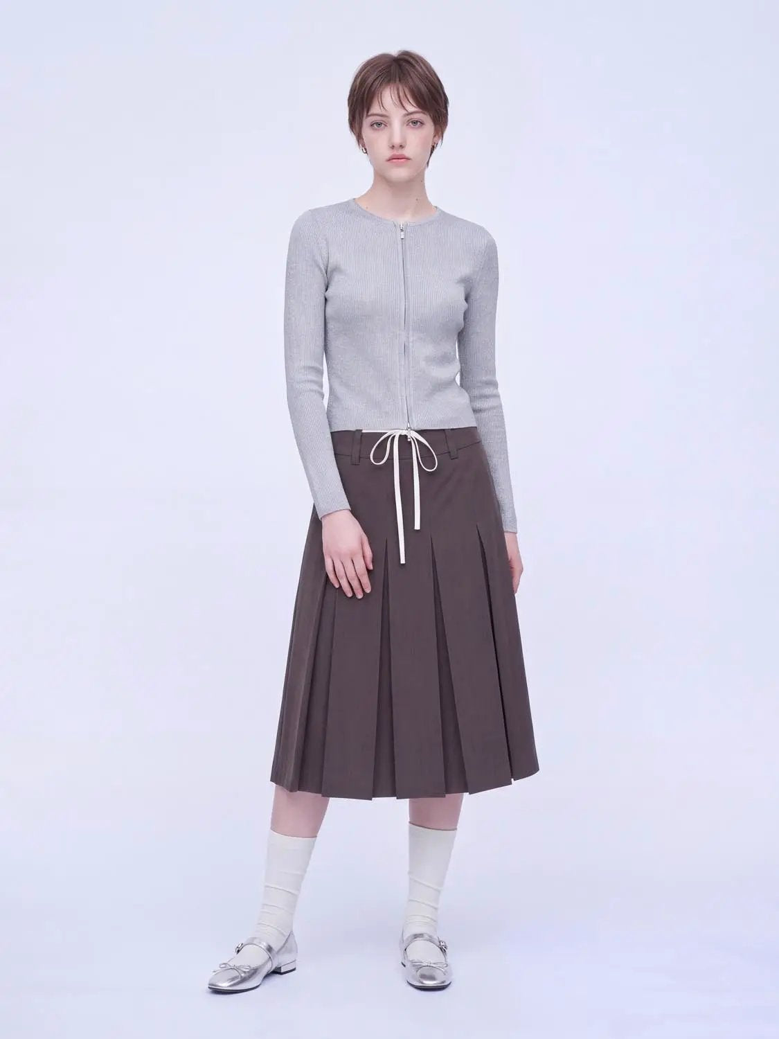 Zip Through Knitted Cardigans