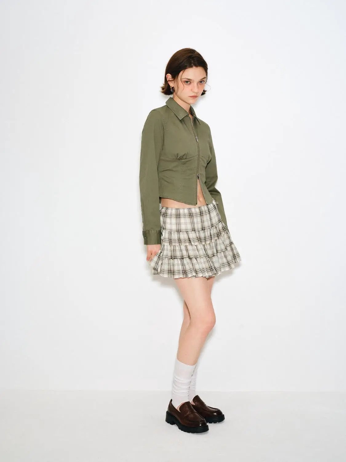 Button Front Long Sleeve Shirt