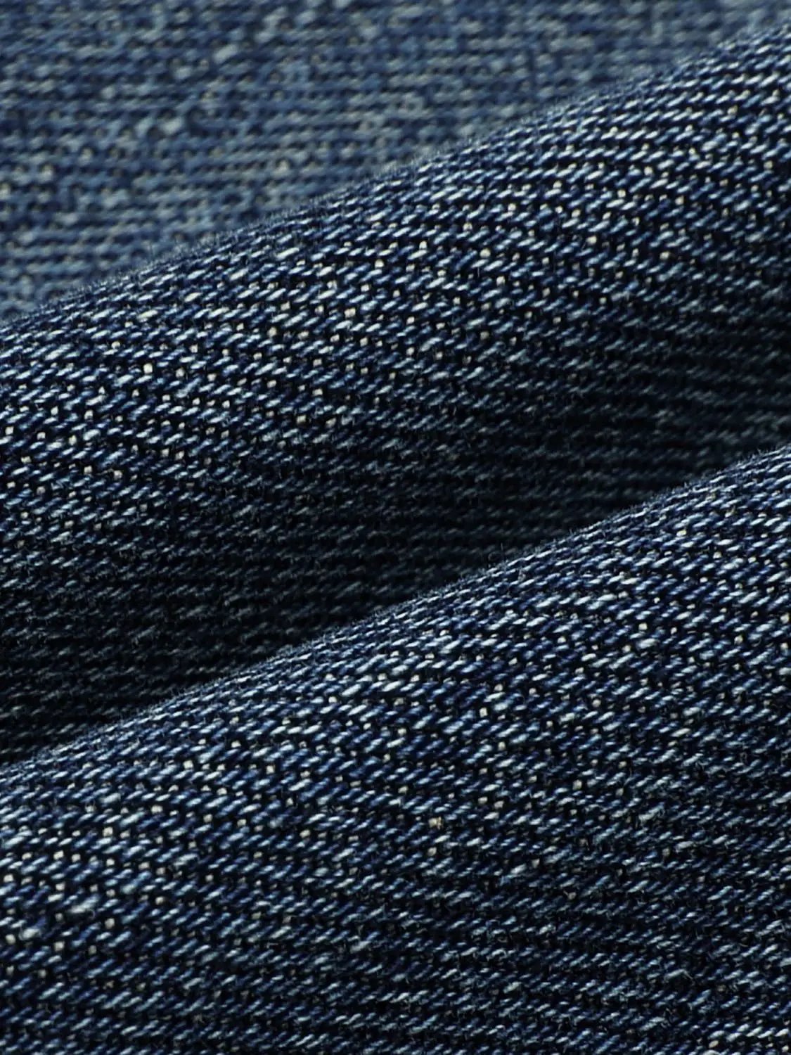 Wash Mid-rise Wide-leg Cotton Jeans
