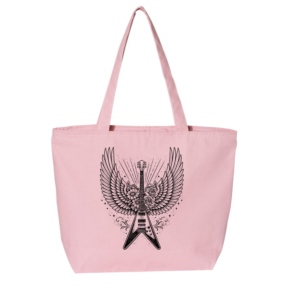 Blues Angel Zippered Tote