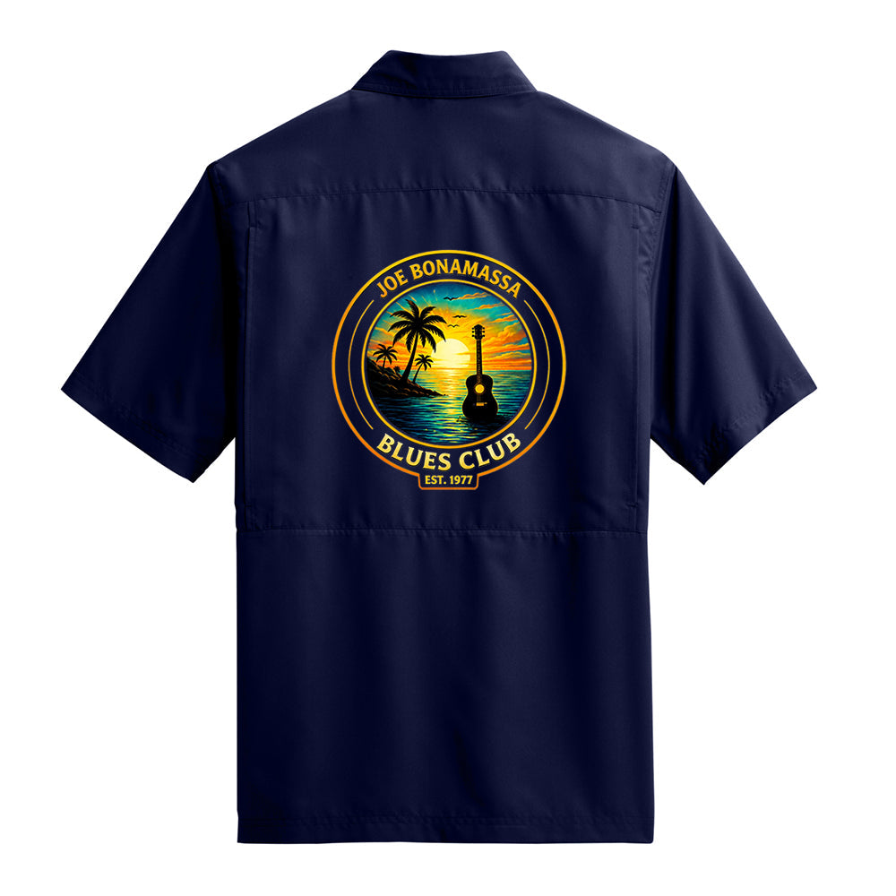 Blues Club Port Authority Short Sleeve UV Daybreak Shirt (Men)