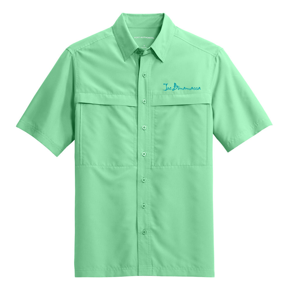 Blues Club Port Authority Short Sleeve UV Daybreak Shirt (Men)