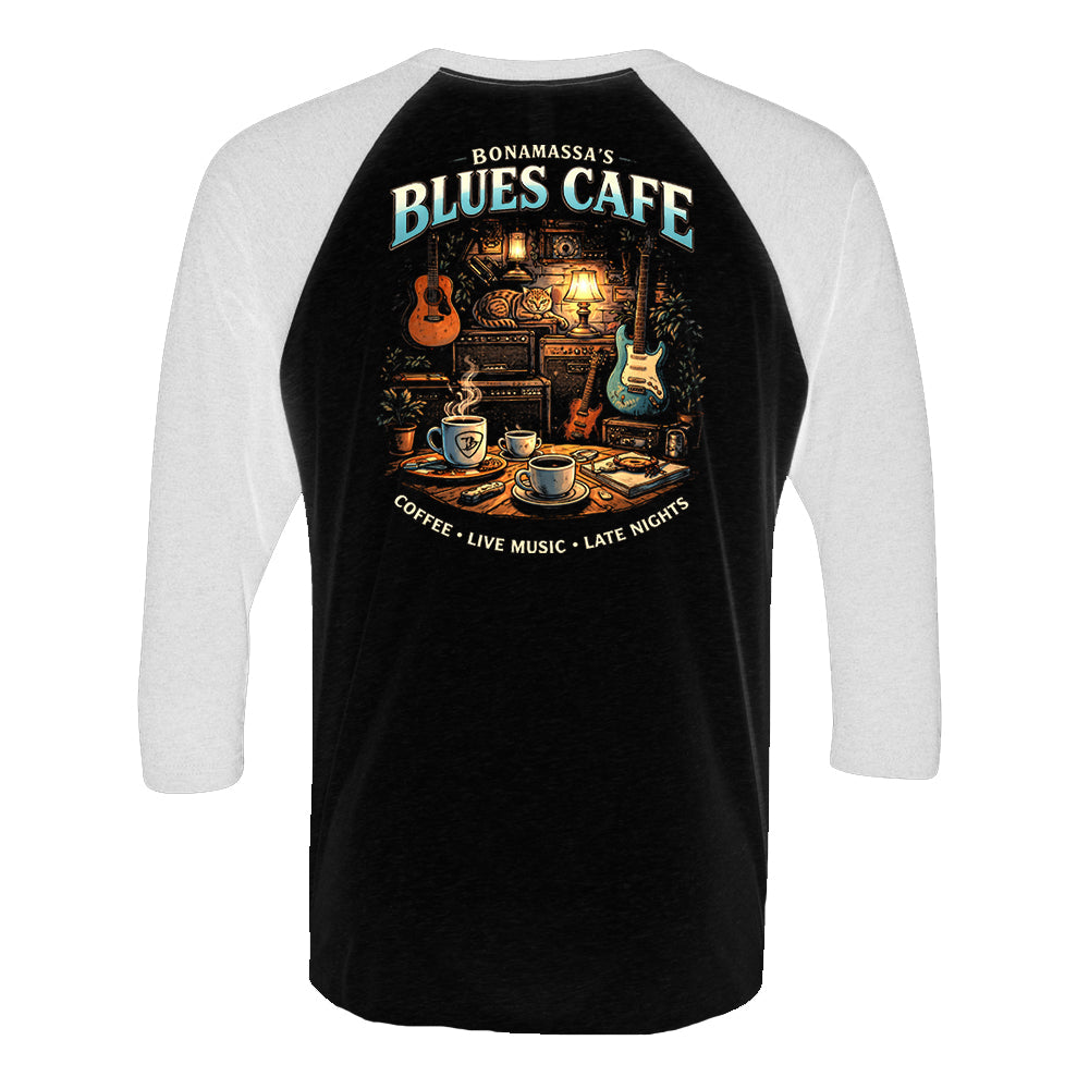 Bonamassa Cafe Blues 3/4 Sleeve T-Shirt (Unisex)