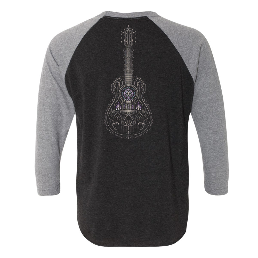 The Sacred Guitar 3/4 Sleeve T-Shirt (Unisex)