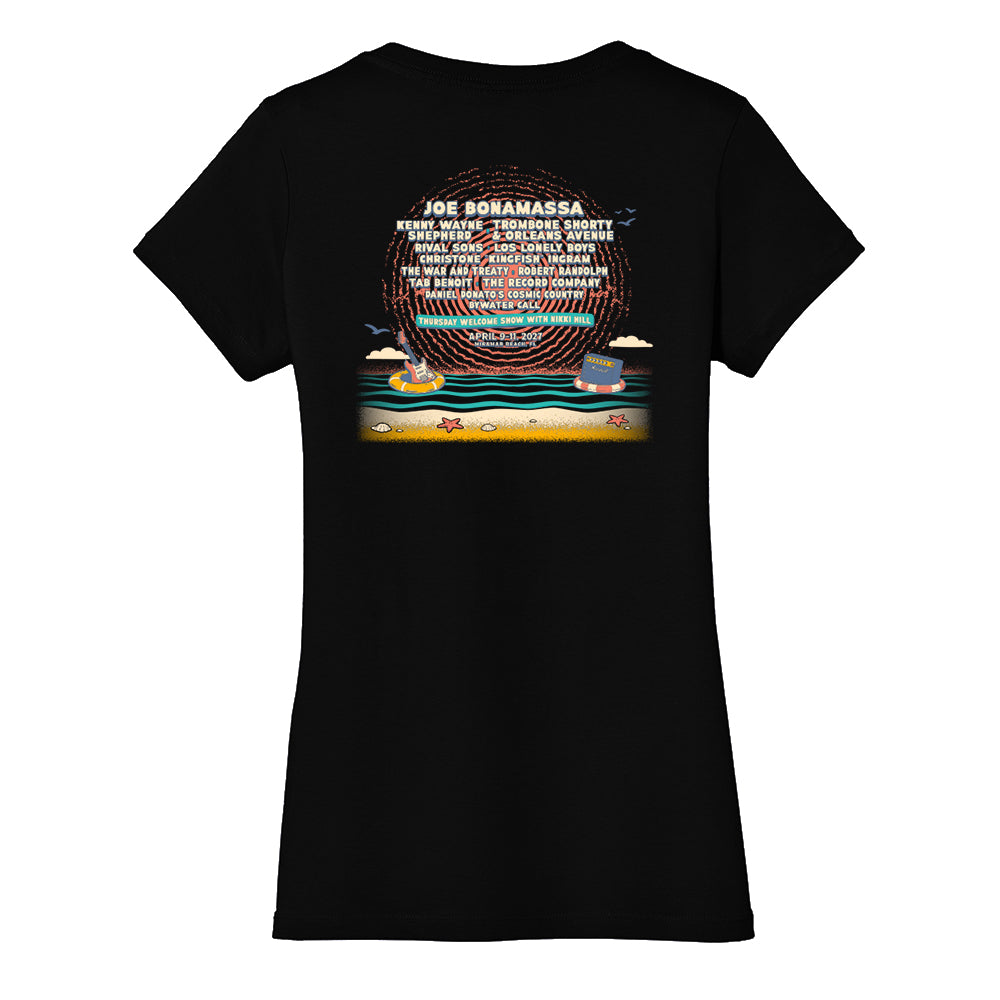 2027 Sound Wave Beach Weekend V-Neck (Women)