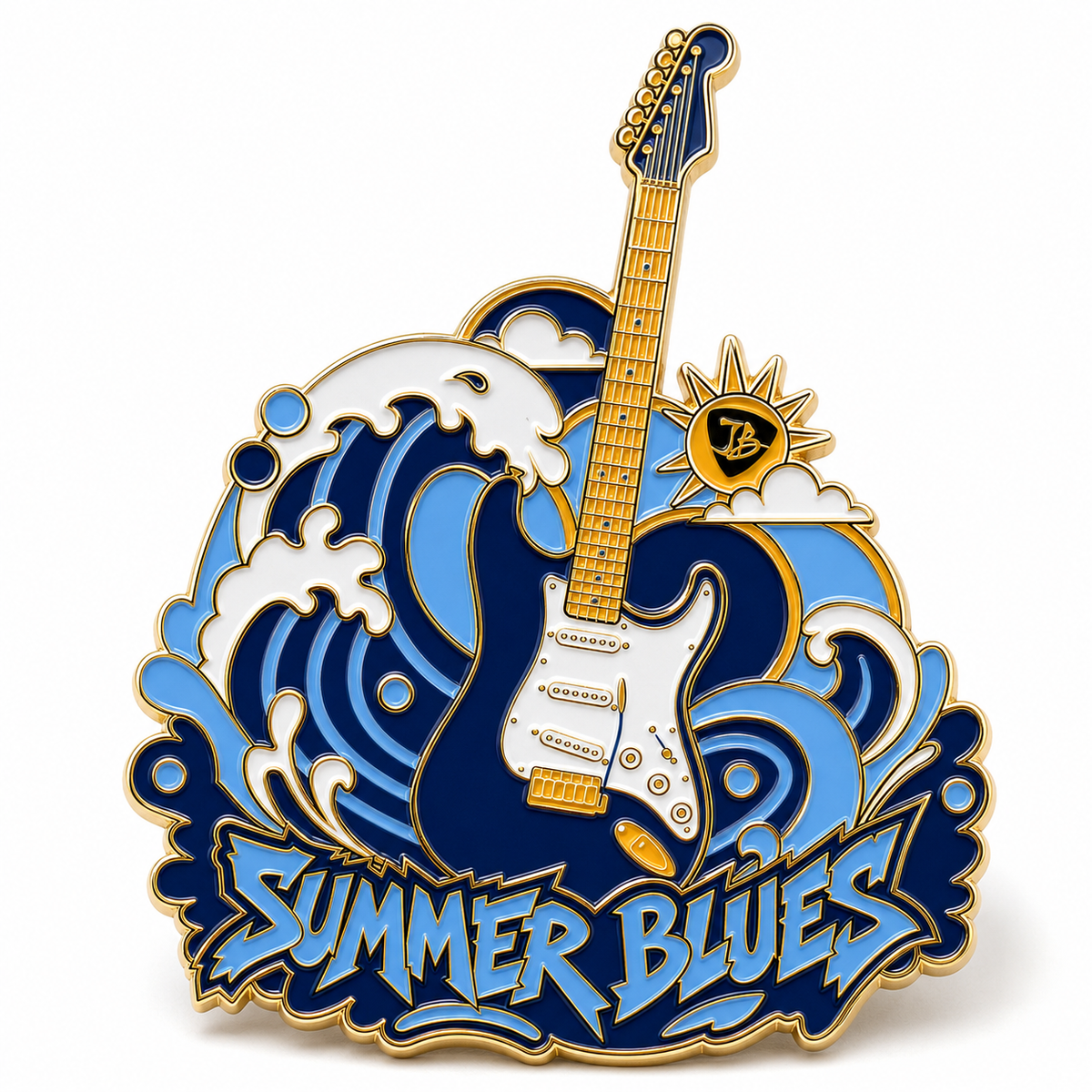Summer Blues Pin