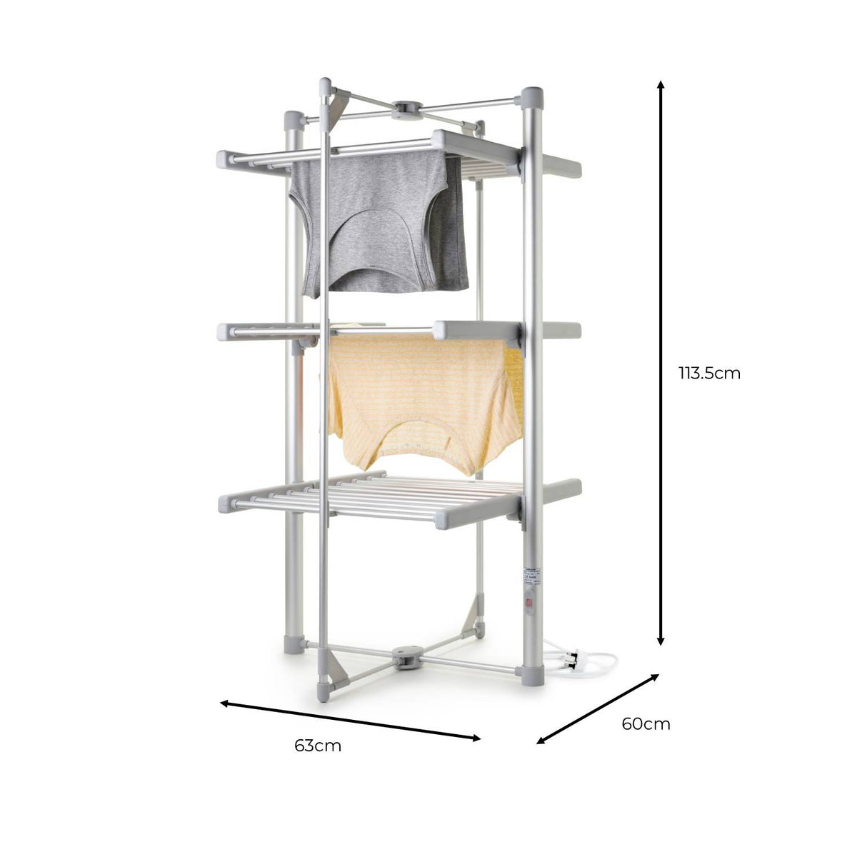 Dry:Soon Mini 3-Tier Heated Airer and Cover Bundle