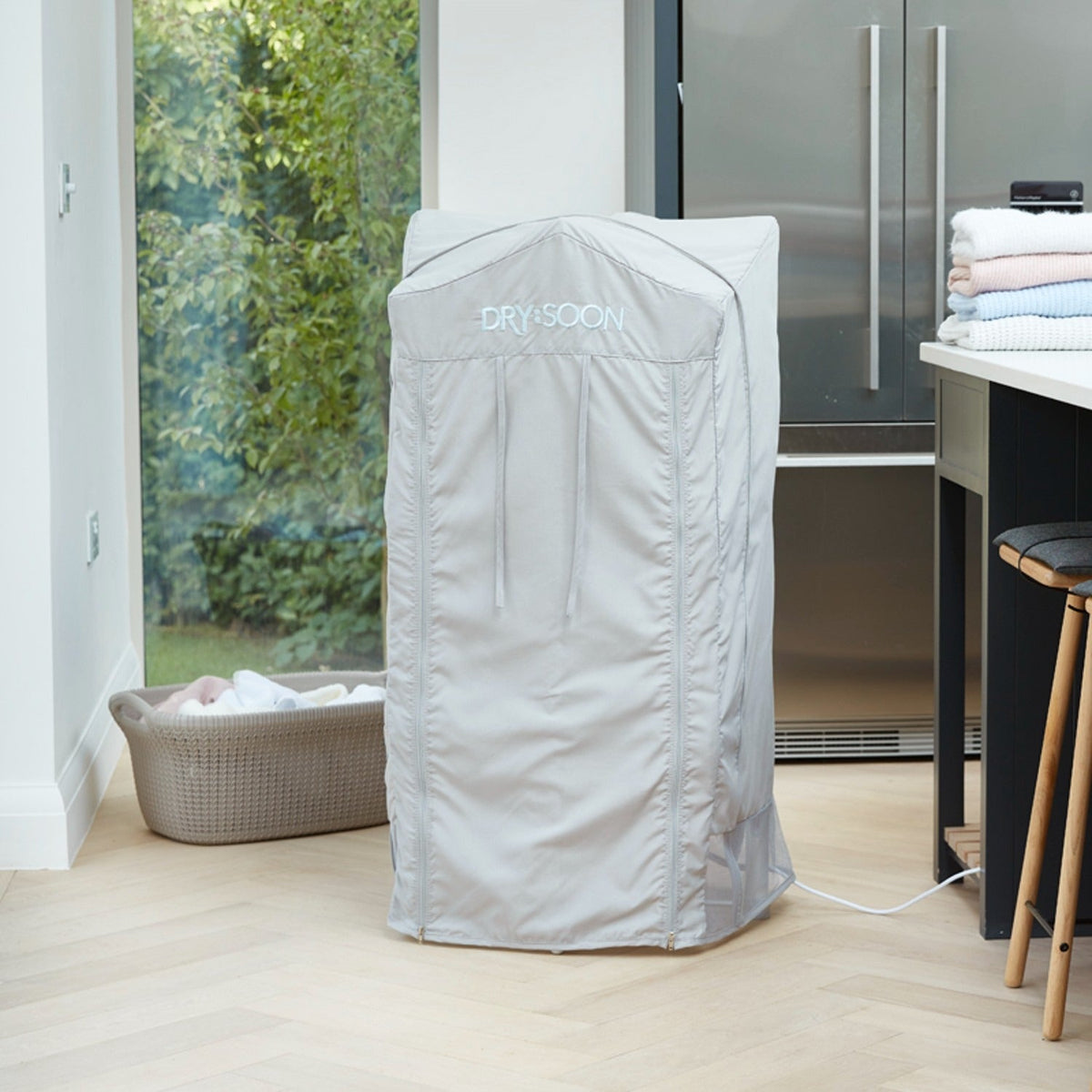 Dry:Soon Mini 3-Tier Heated Airer and Cover Bundle