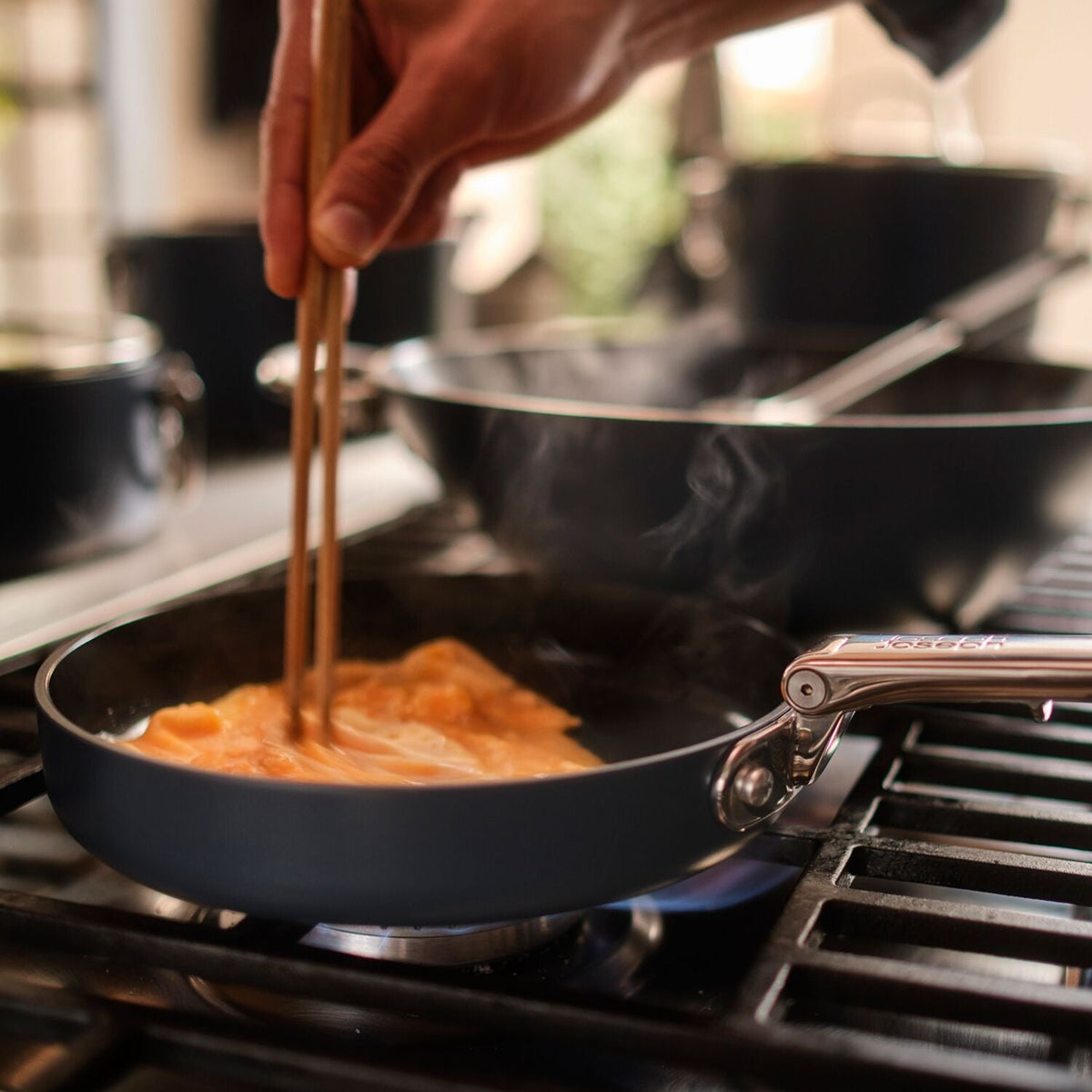 Joseph Joseph Space 2 Piece Frying Pan Set with Folding Handles