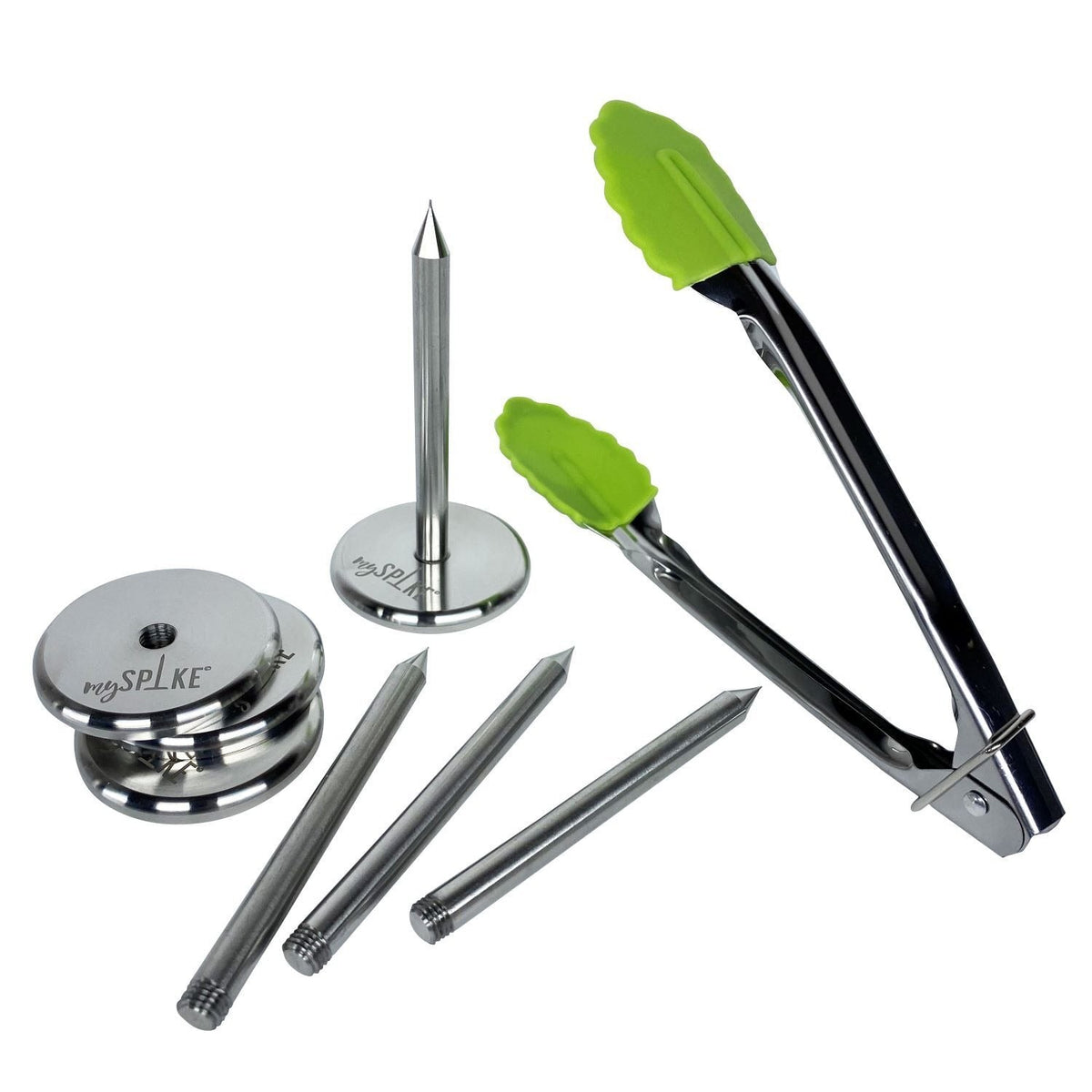Mini mySpike Set & Tongs – Set of 4