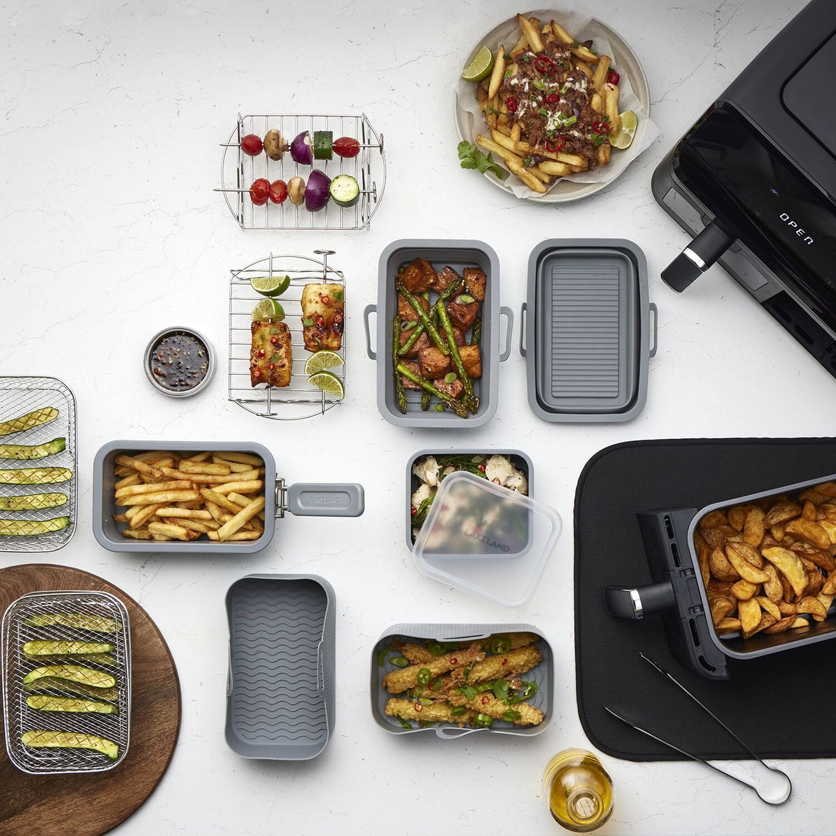 Lakeland Air Fryer Prep & Cook Silicone Container