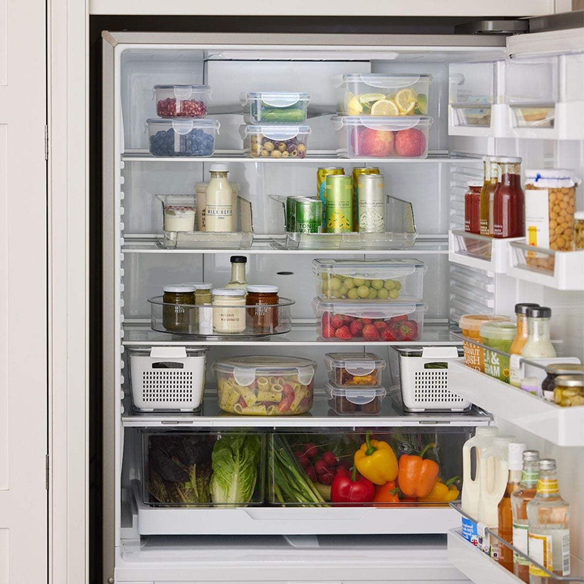 Lakeland Rotating Clear Fridge Store 29.5cm