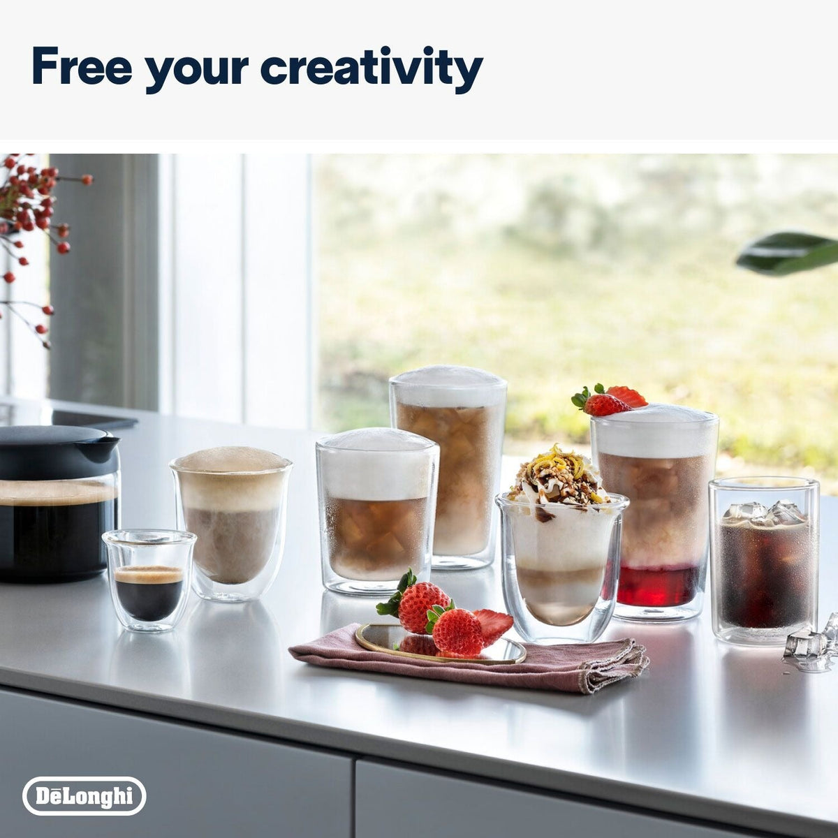 De’Longhi Eletta Explore Bean-to-Cup Coffee Machine with Cold Brew ECAM450.86.TB