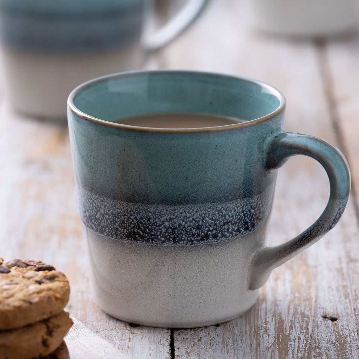 Reactive Fade Blue Mug 400ml