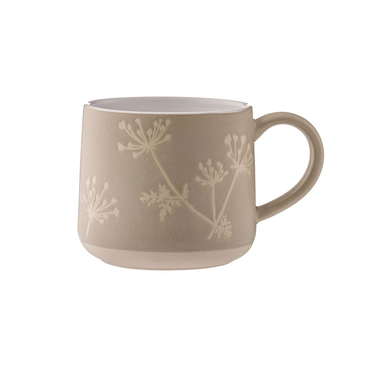 Botanical Gypsophila Stone Mug 400ml