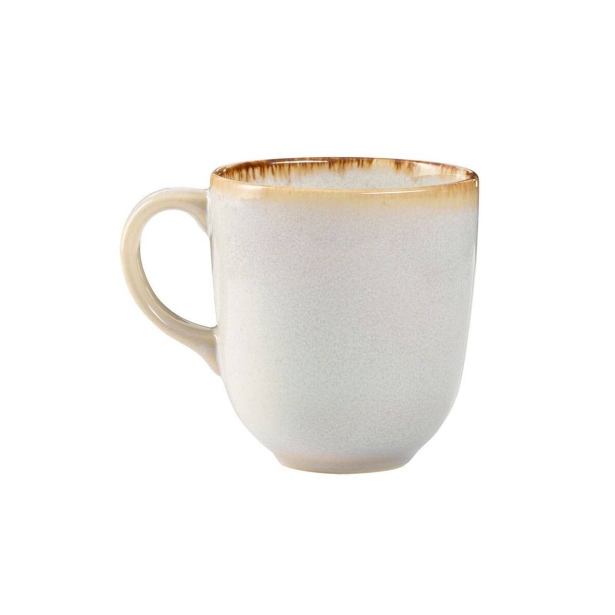 Reactive Glaze Cream Mug 400ml
