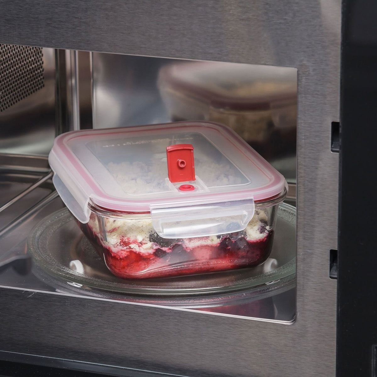 Cook & Eat Square Glass Container 0.8L
