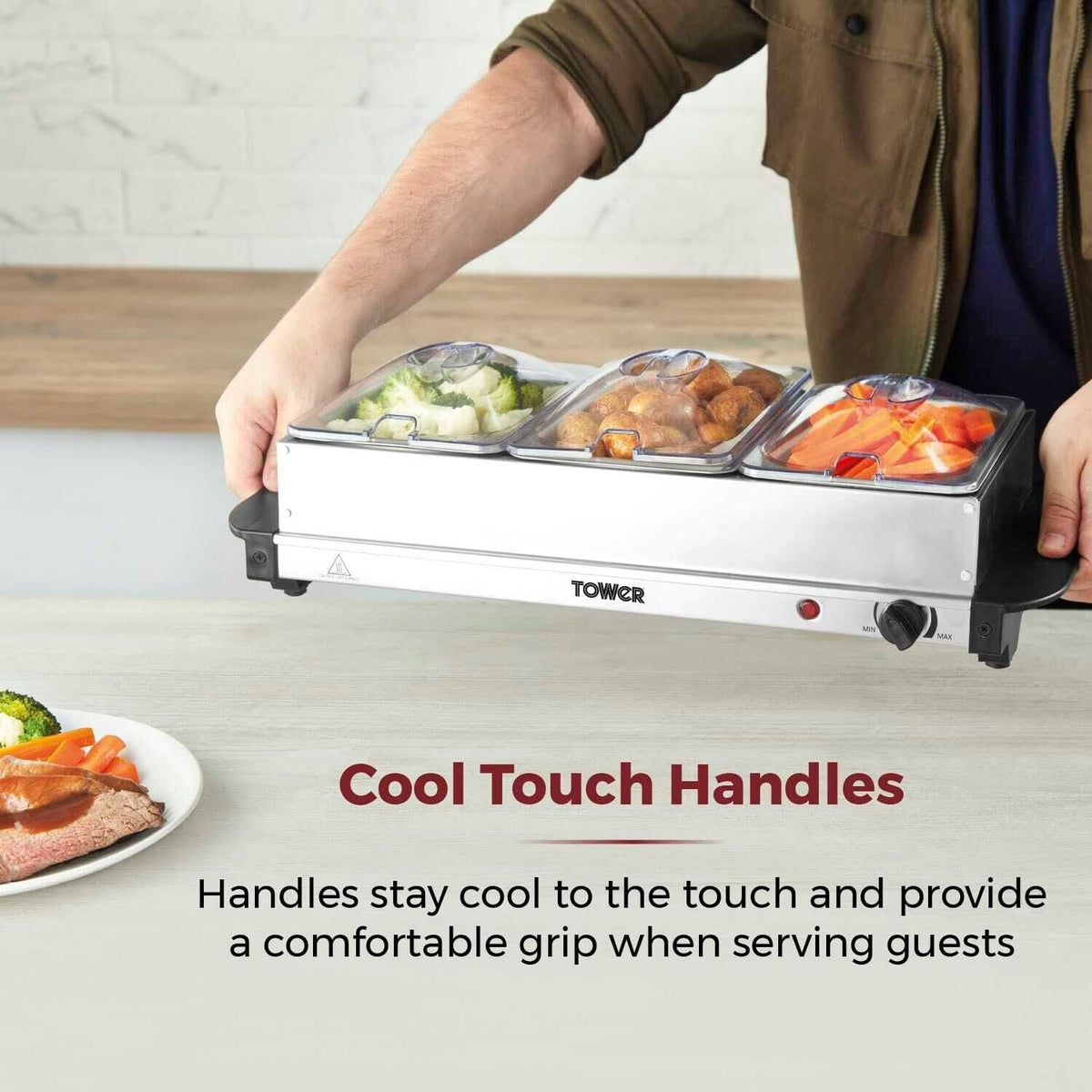 Tower Buffet Server 3 x 1.5L T16150
