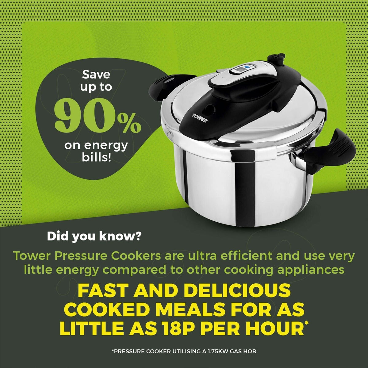 Tower One-Touch Ultima 6L Pressure Cooker T920003