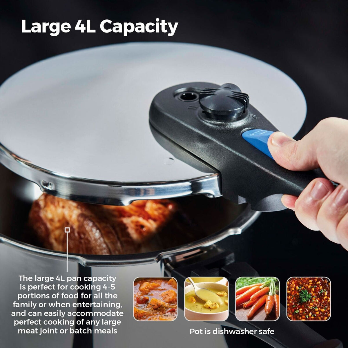 Tower 4L Pressure Cooker T920004S4L