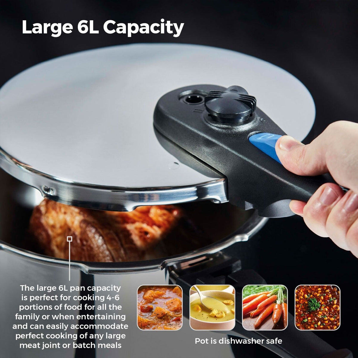 Tower 6L Pressure Cooker T920004S6L
