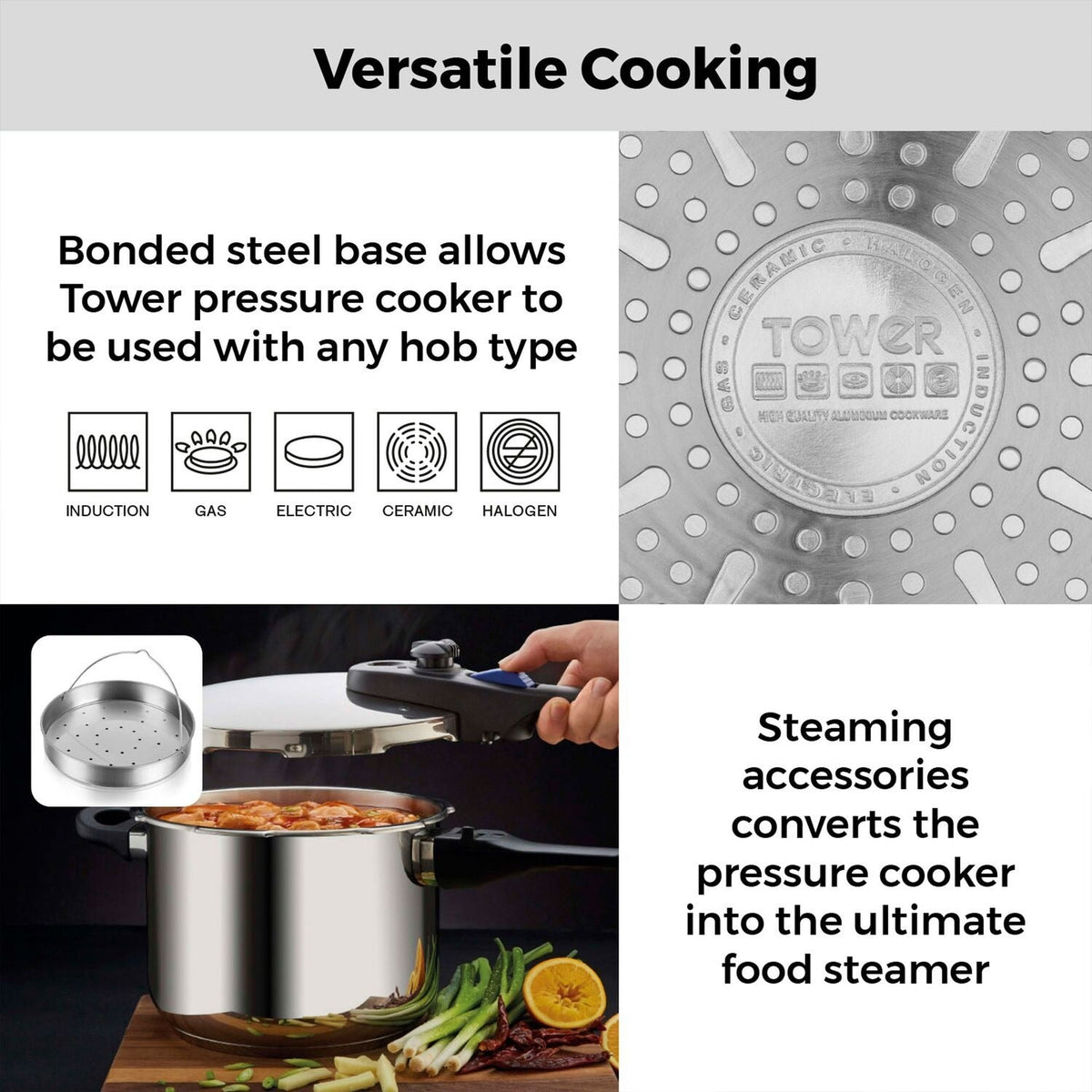 Tower 6L Pressure Cooker T920004S6L