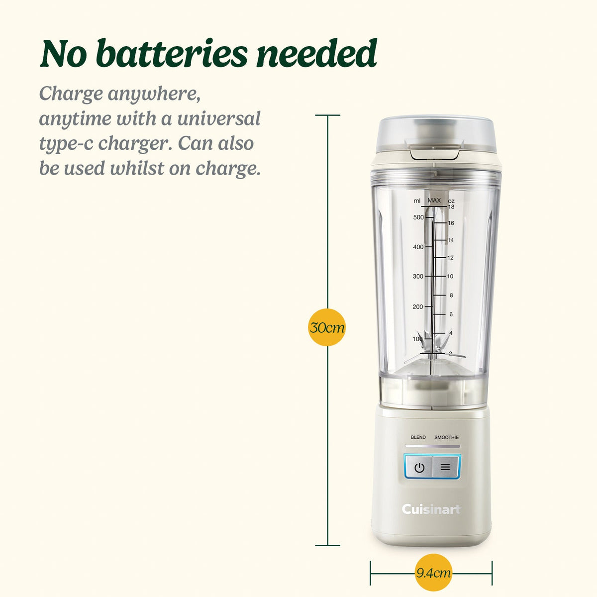 Cuisinart Blast & Go Portable Blender