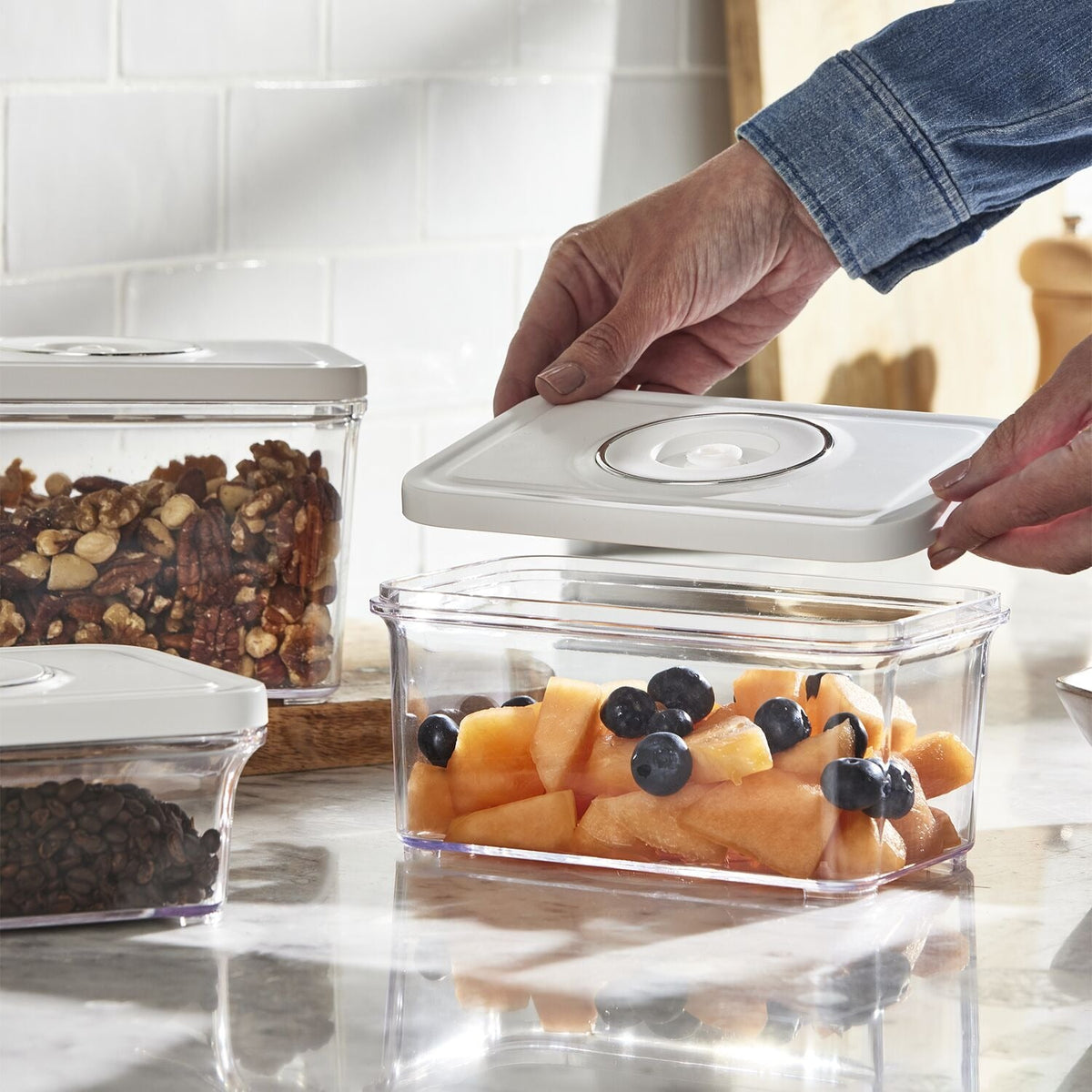 StayFresh Handheld Vacuum Container Set