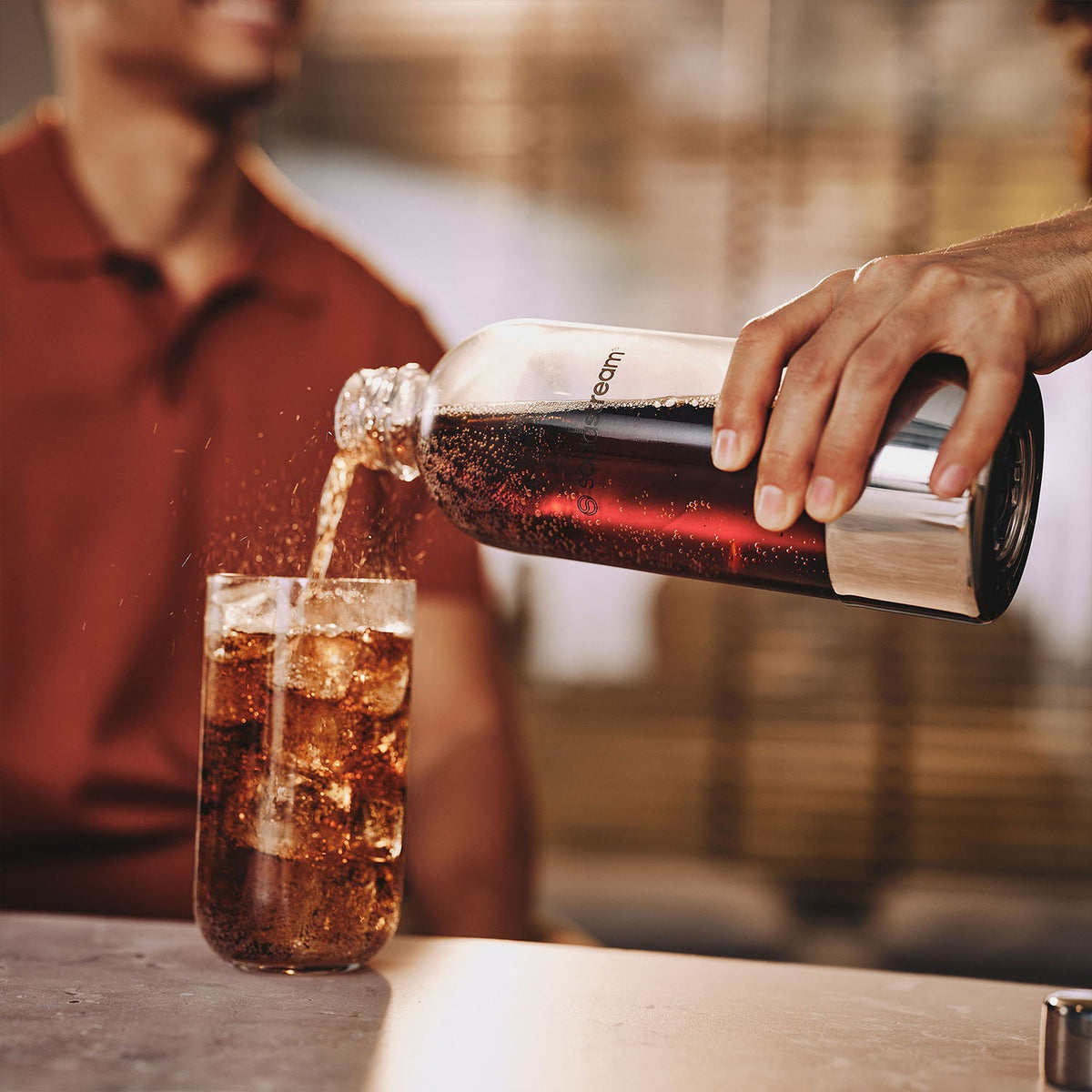 SodaStream Enso Stainless Steel Sparkling Drinks Maker