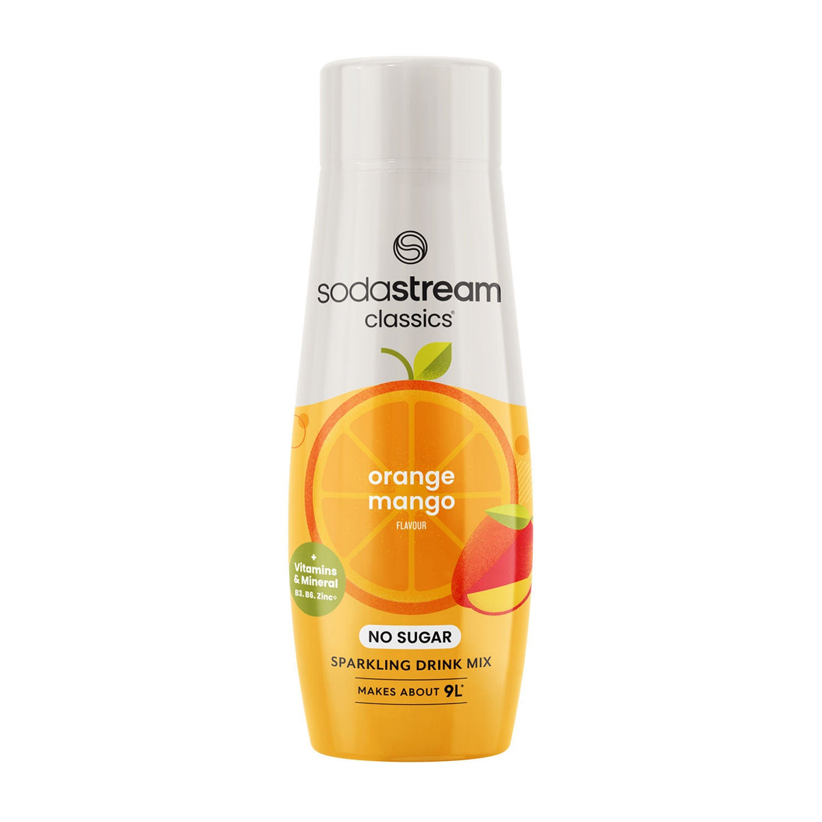 SodaStream Classics Zero Orange Mango Sparkling Drink Mix 440ml