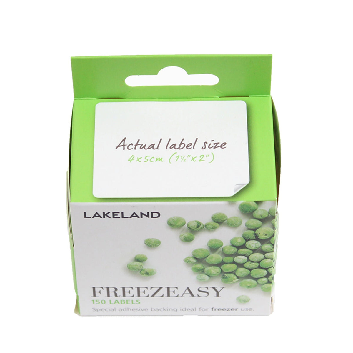 150 Freezeasy Plain White Adhesive Freezer Labels (4cm)