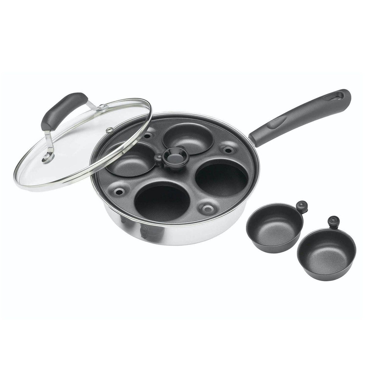 KitchenCraft 4-Hole Egg Poacher